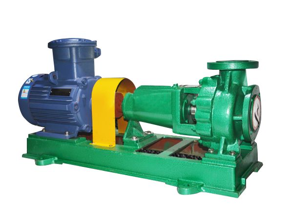 Single-stage single-suction fluoroplastic alloy chemical centrifugal pump-IHF