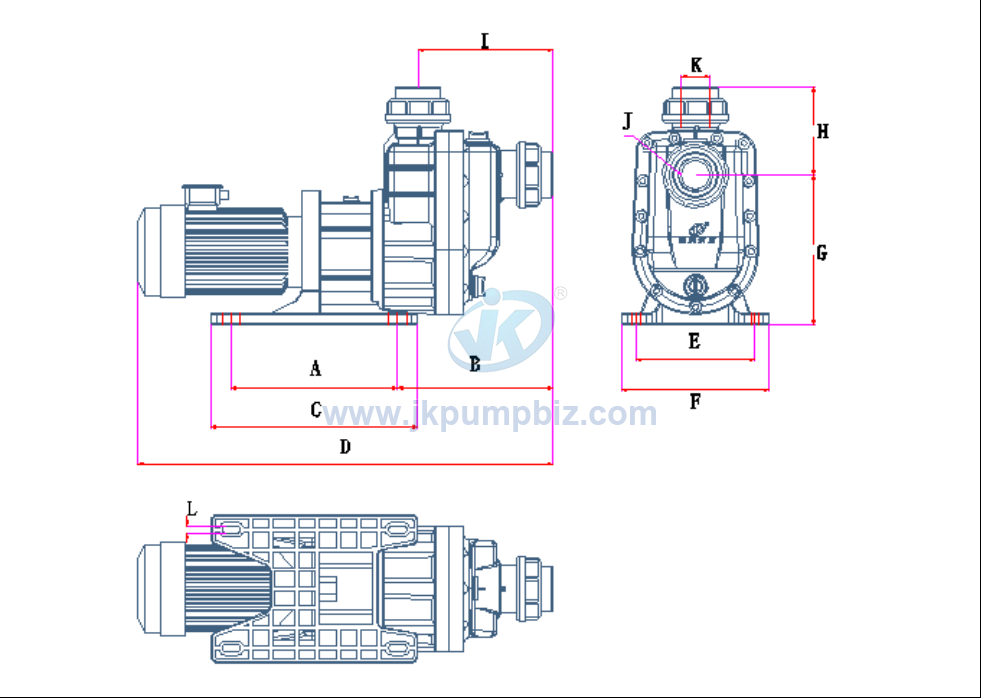 New launched run dry self priming pump-MGS